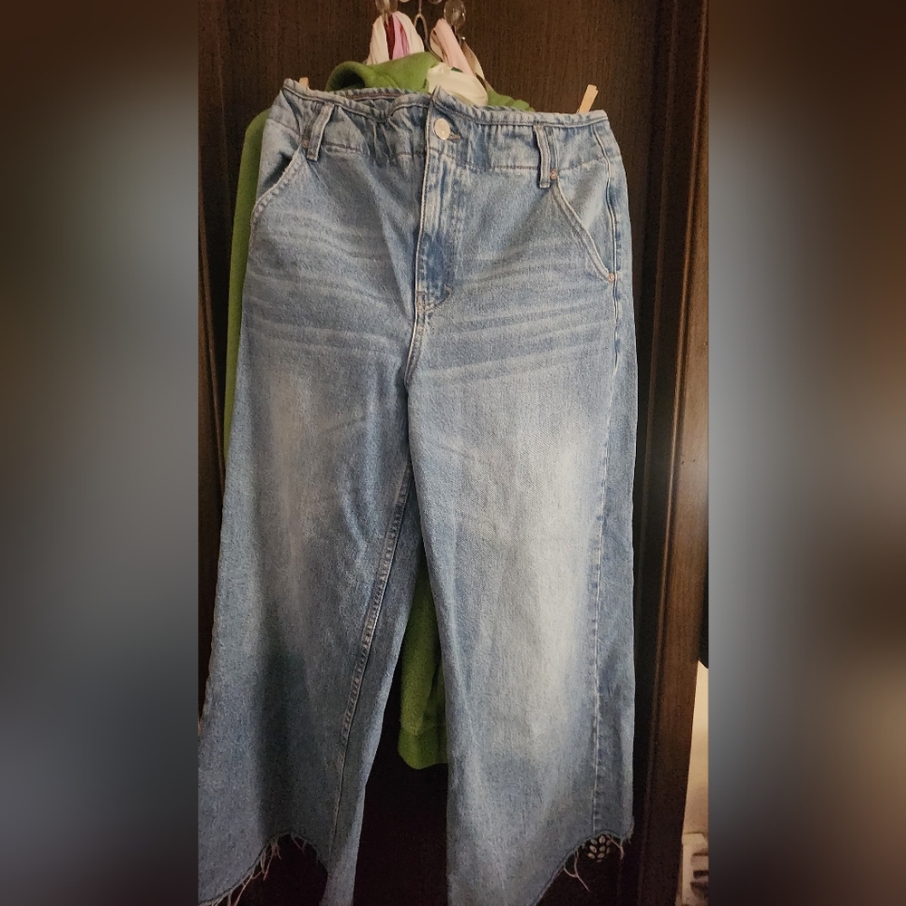 Free People Harlow wide-leg jeans in size 30